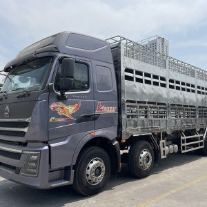 Xe Tải Howo Man 4 Chân Thùng Chở Gia Súc 9.5m