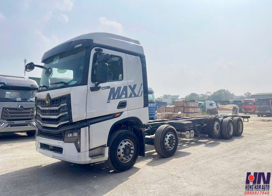 Xe Tải Howo Max 5 Chân Thùng Mui Bạt 9.4m - Ảnh 3