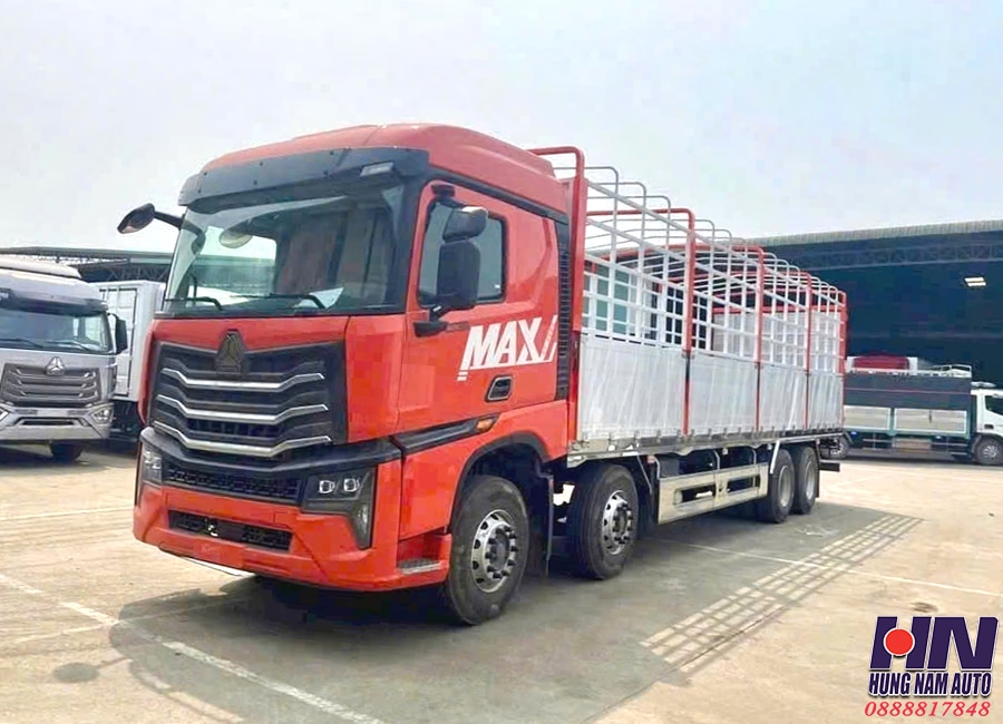 Xe Tải Howo Max 18 Tấn Thùng Mui Bạt 9.7m